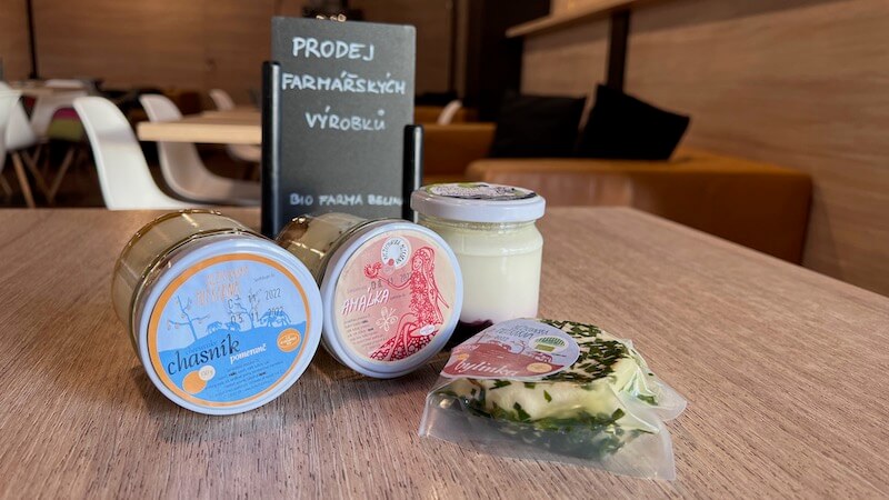 Farmářské výrobky v Grand Cafe